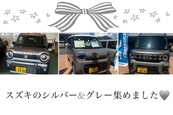 【展示会開催】様々なグレーがスズキにはあります！！